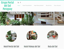 Tablet Screenshot of hotelportaldelsol.com